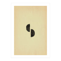 Abstract mid-century modern shapes (Print Only)