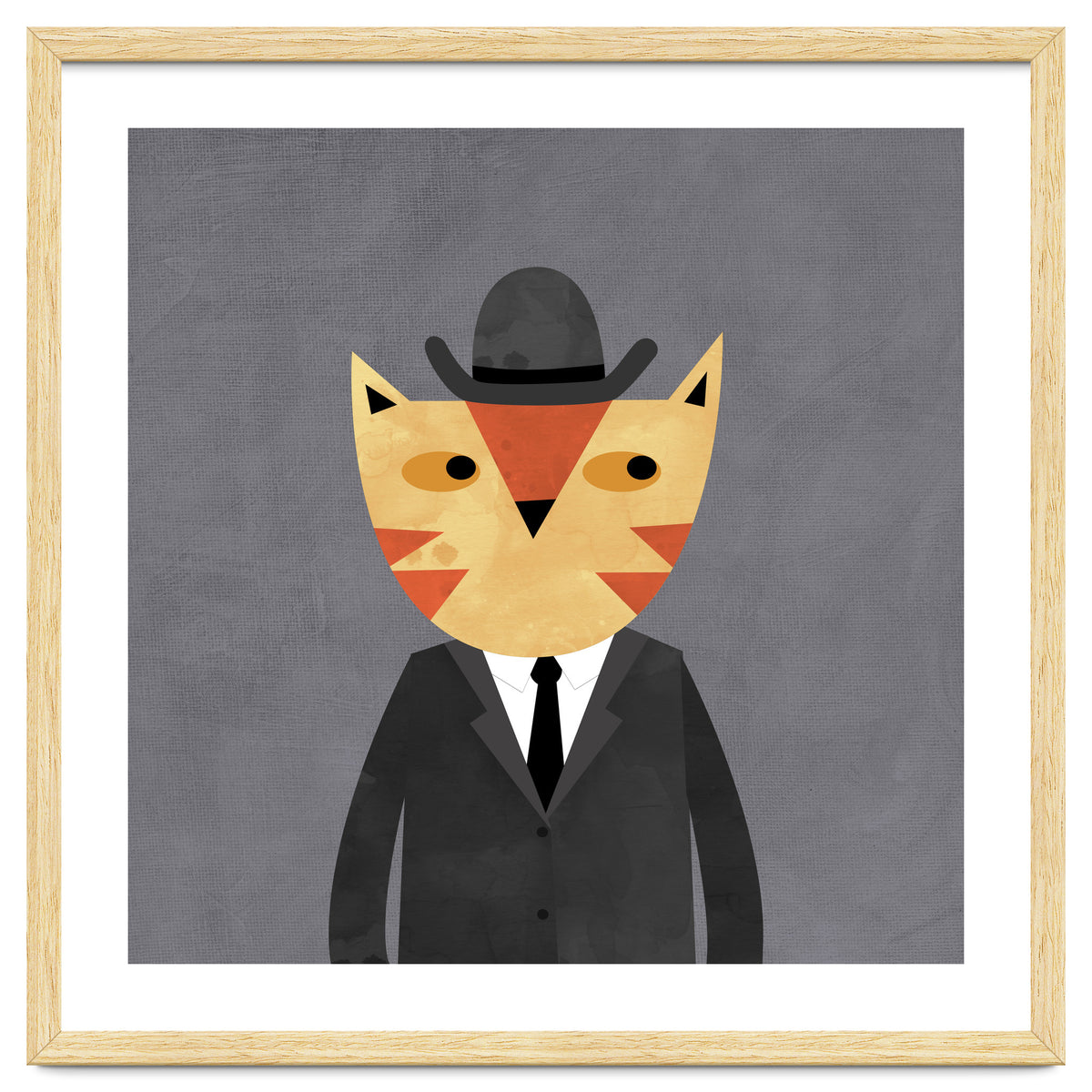 Ginger Cat in a Bowler Hat