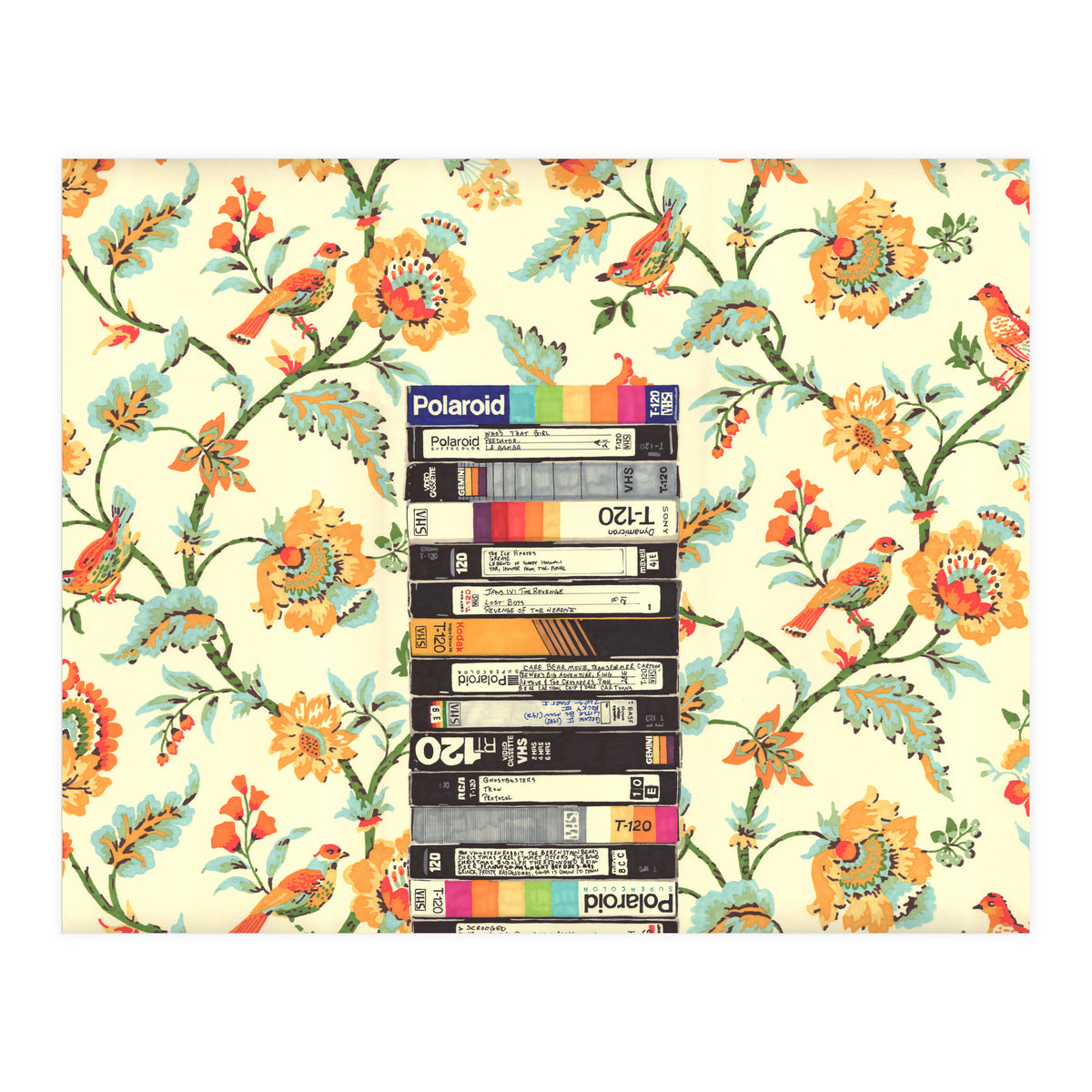 VHS & Entry Hall Wallpaper (Print Only)