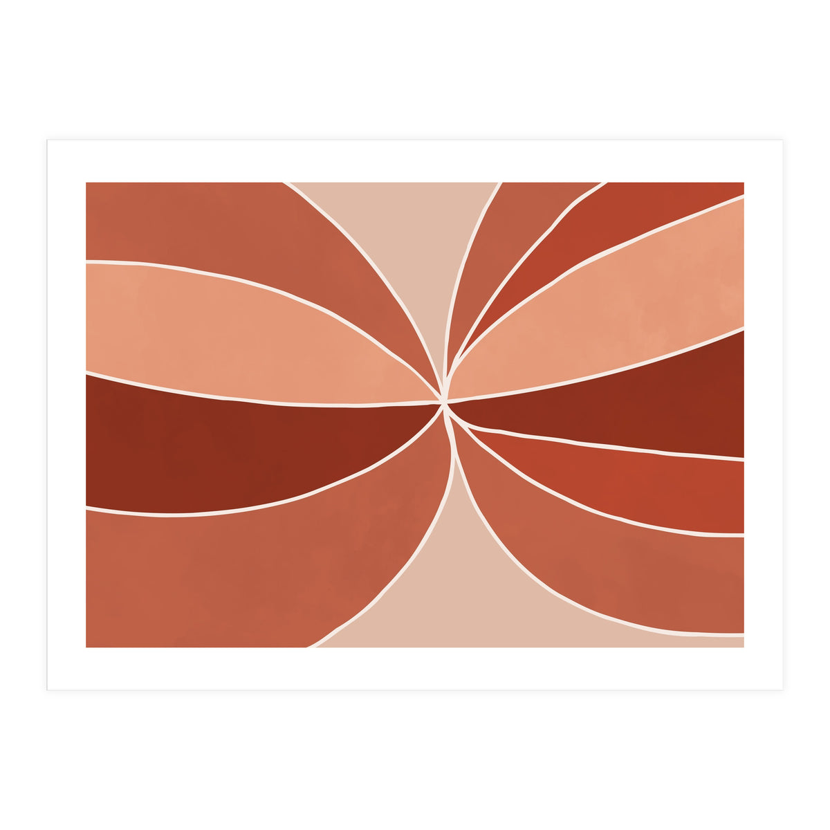 Boho Earth Tones Lines (Print Only)