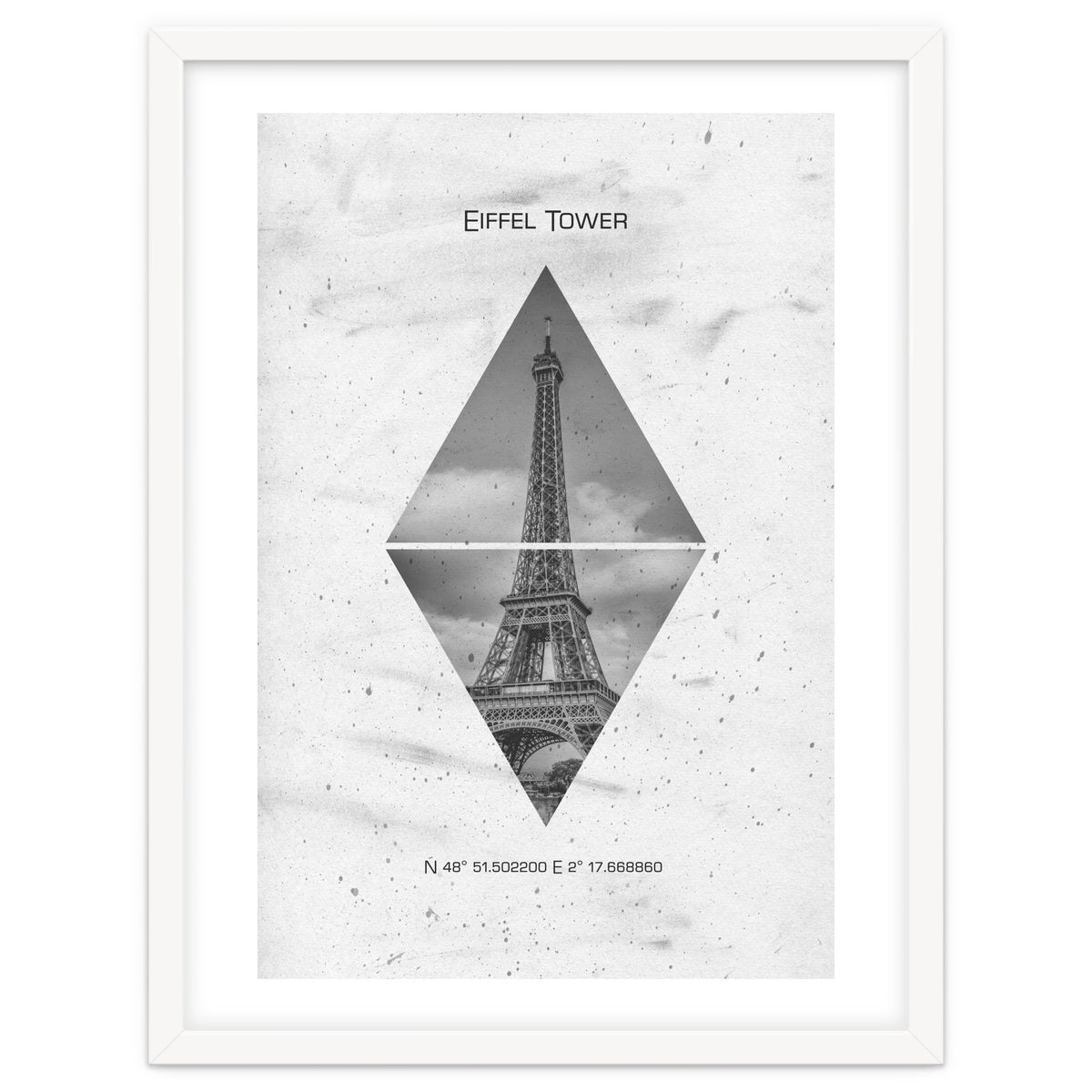 Coordinates PARIS Eiffel Tower