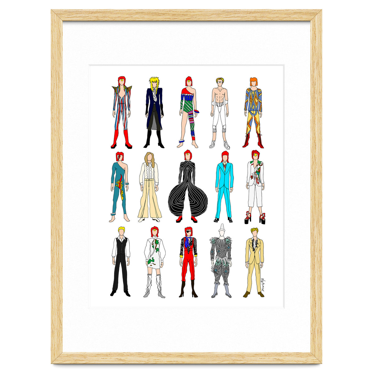 Outfits of Bowie Fashion