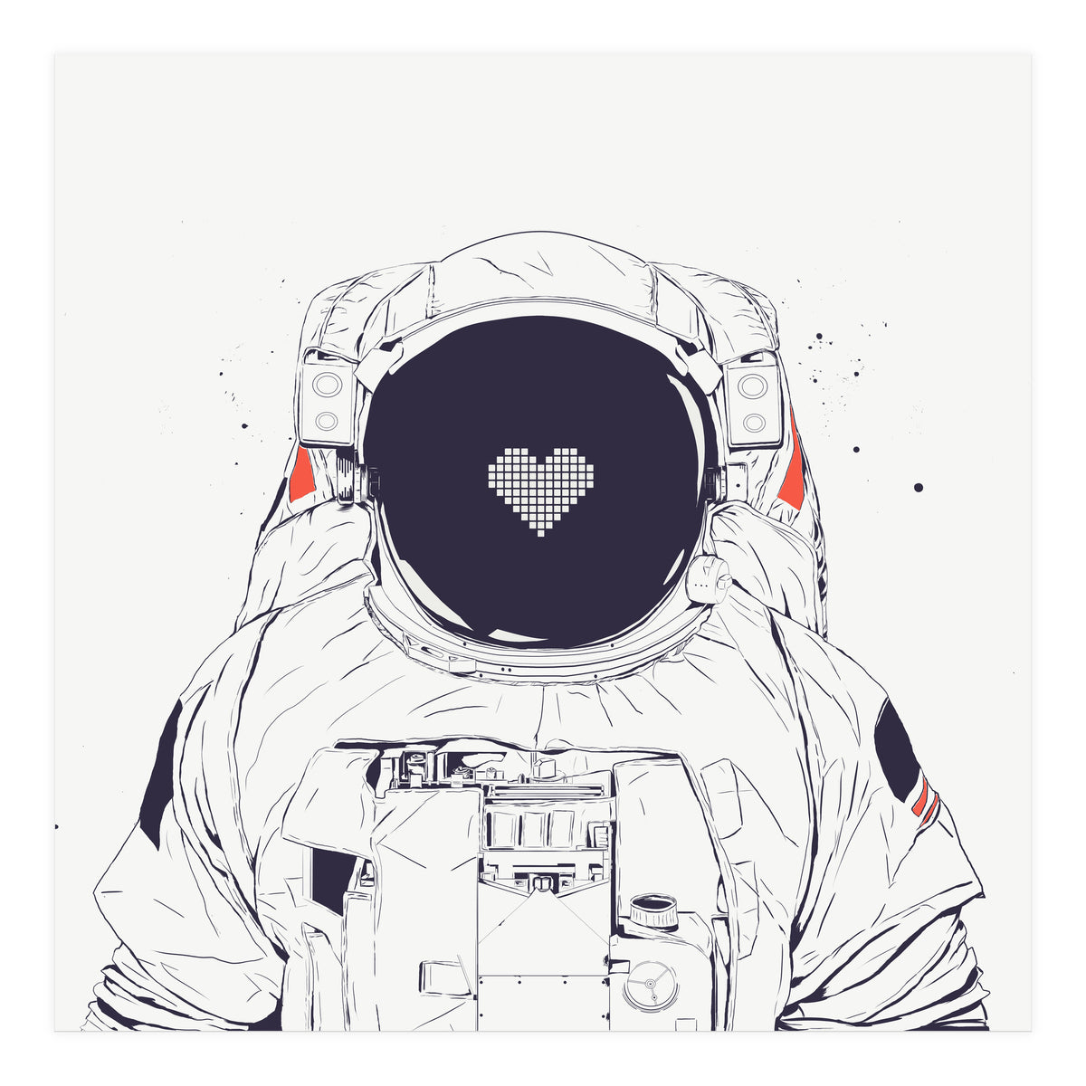 Astronaut Love (Print Only)