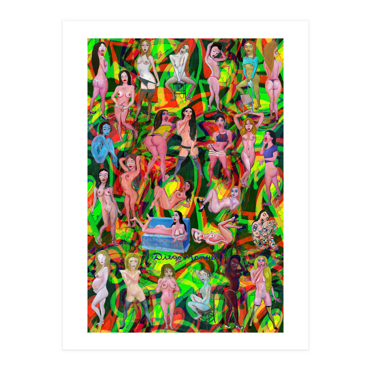 Chicas 3d 15 (Print Only)