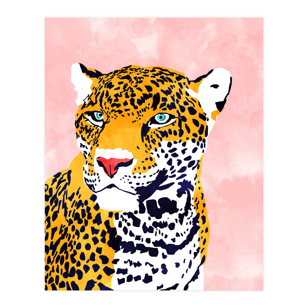 The Leopard Portrait (Print Only)