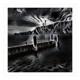 Pier at a smokey night. (Print Only) thumbnail