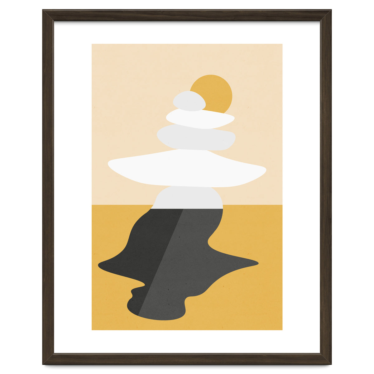 Abstract Cairn - Golden Desert