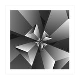 Blackish Trendy Triangle Pattern (Print Only) thumbnail