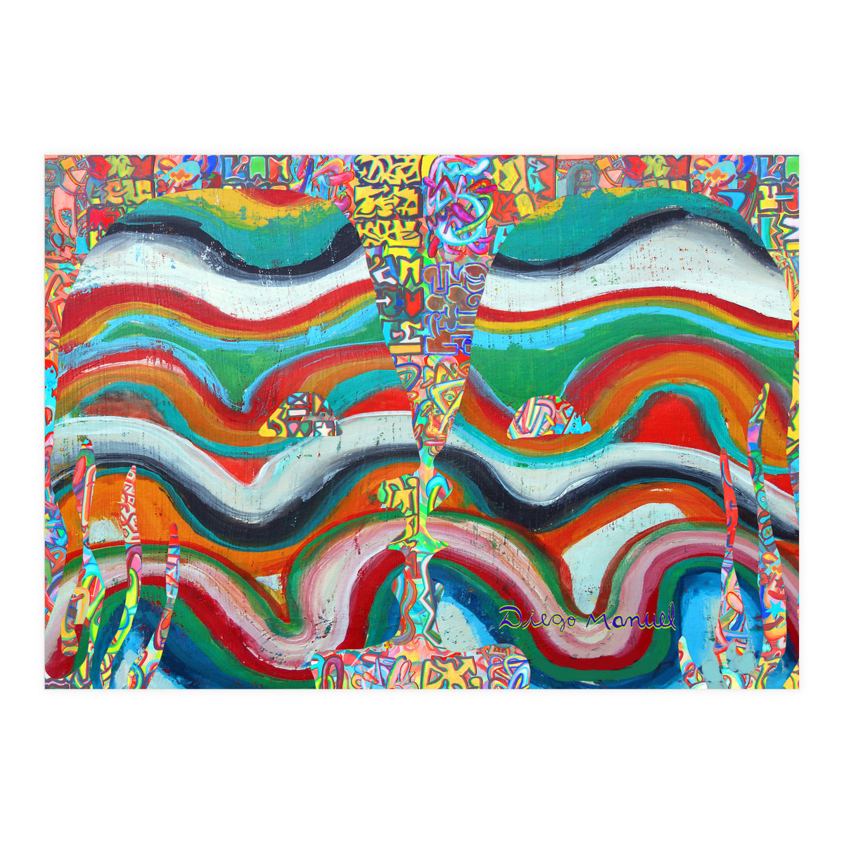 Abstracto Pop Nuevo B8 (Print Only)