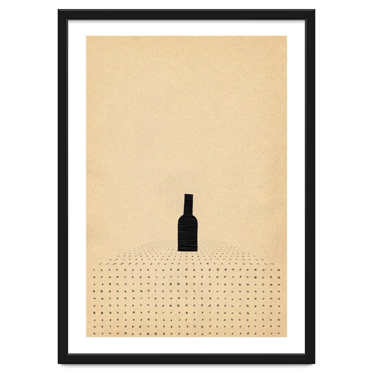 Wine bottle on the table