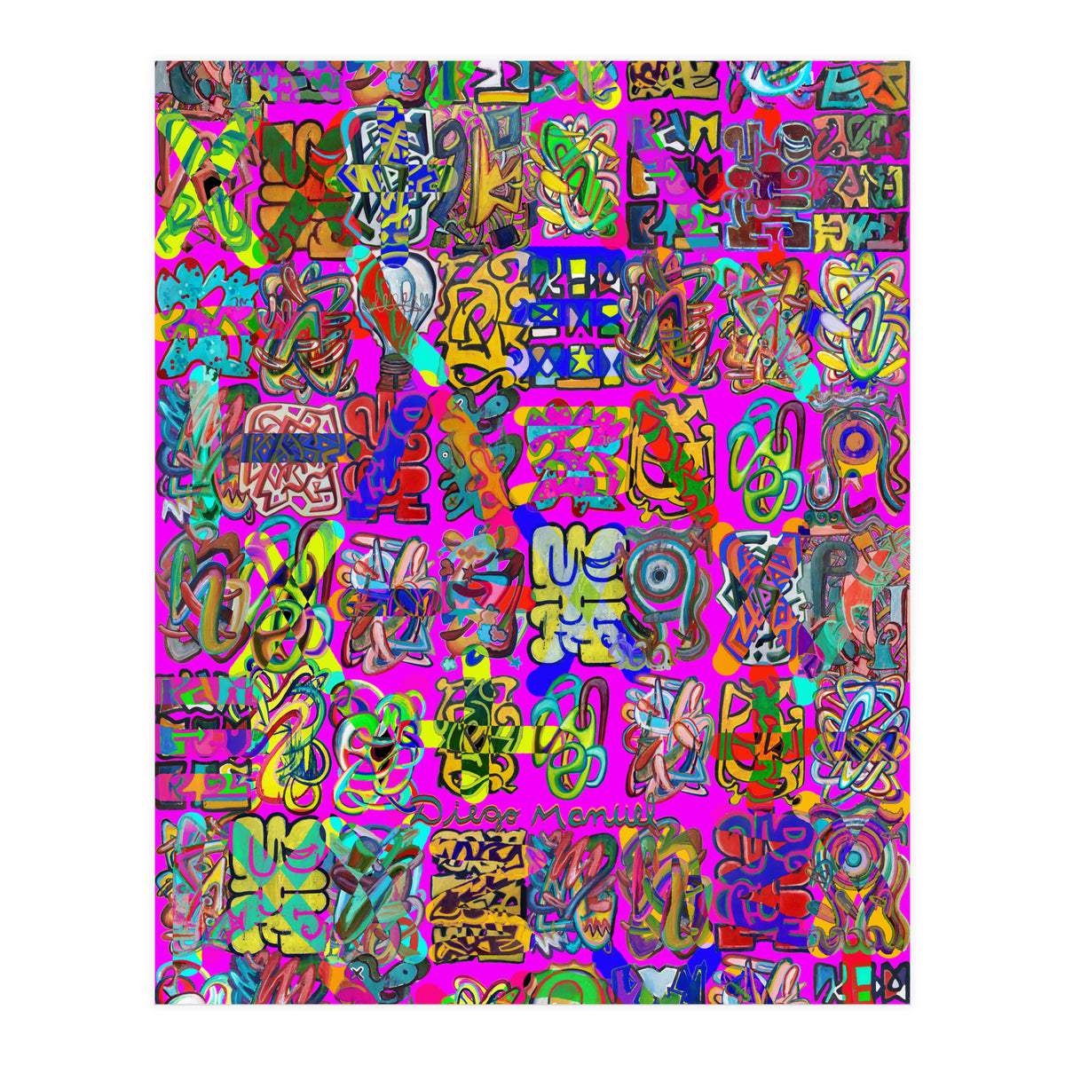 Graffitis 2021 Tapiz 102 (Print Only)