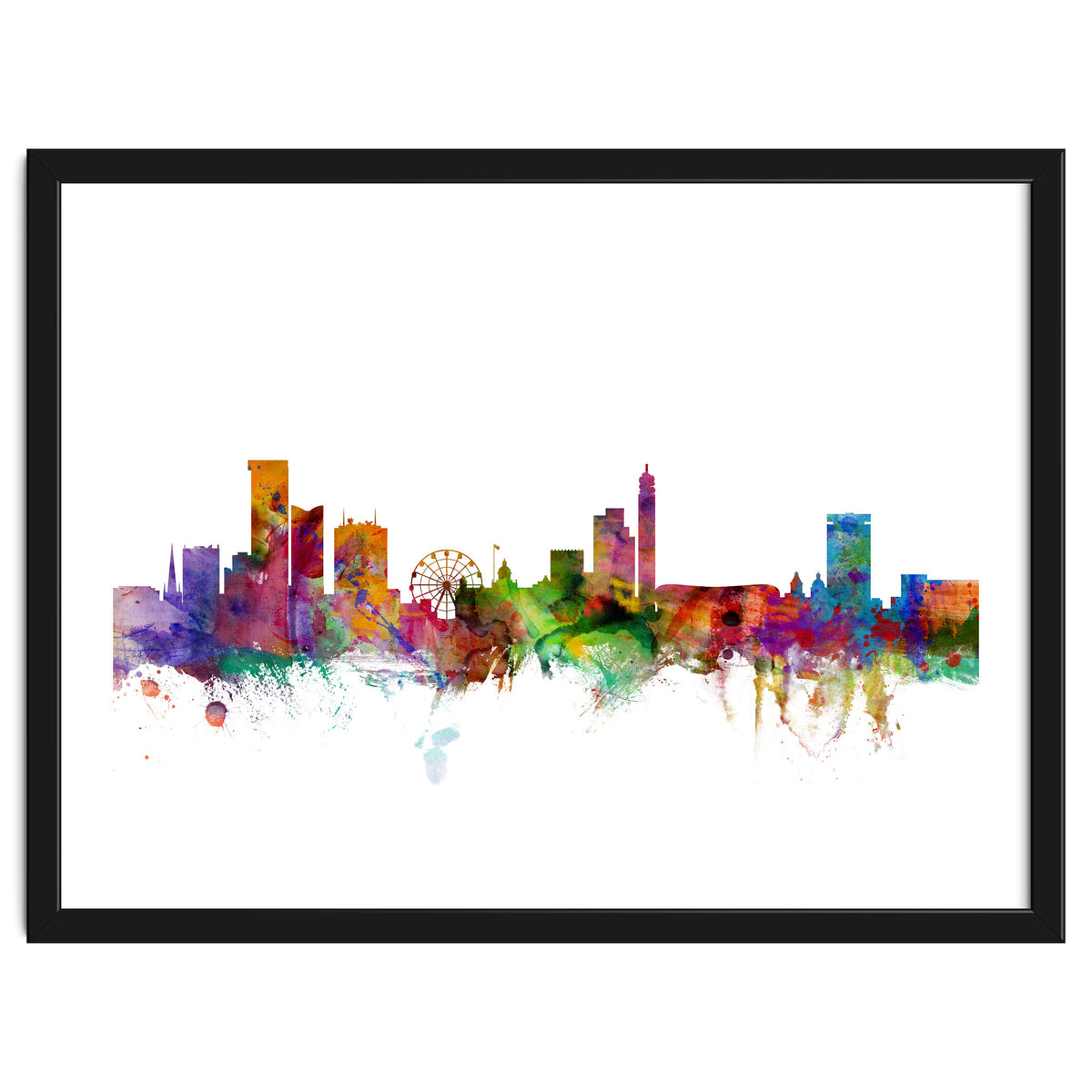 Birmingham England Skyline