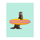 Surfing Otter (Print Only) thumbnail