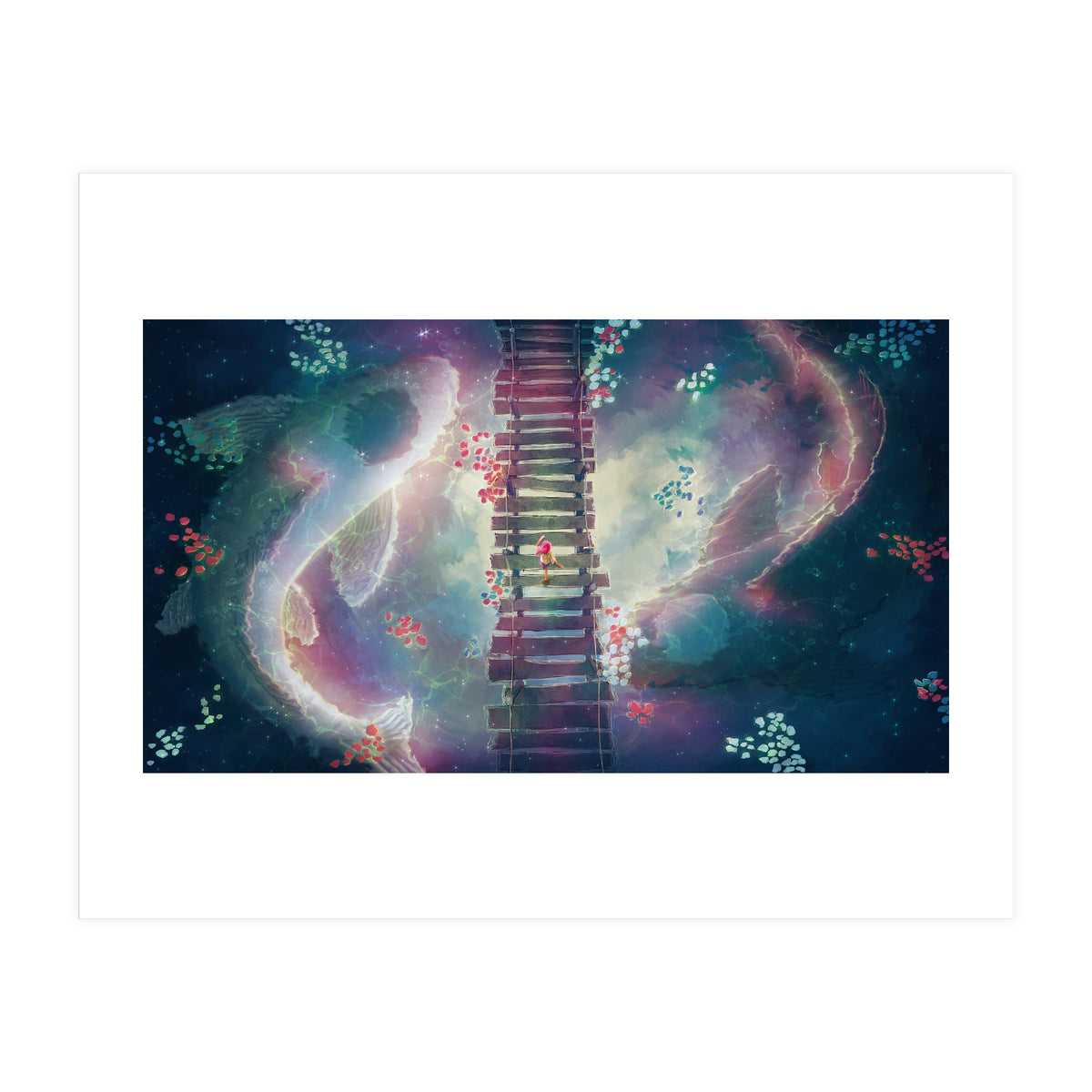 Walking Through Sun, Moon, and Stars (Print Only)