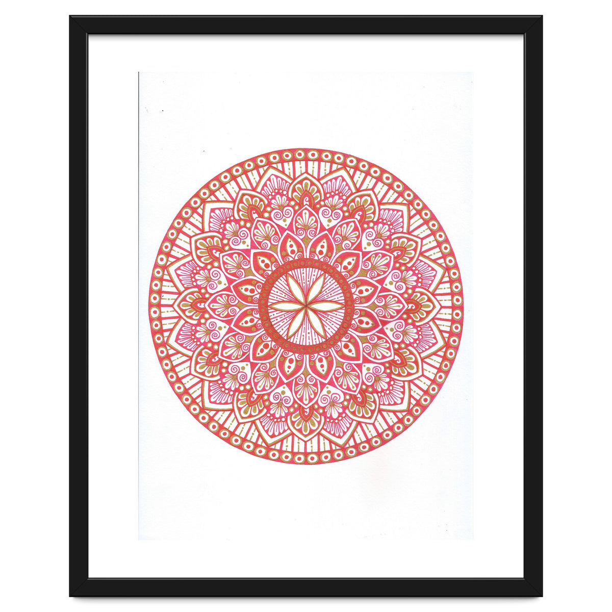 Red & Gold Mandala
