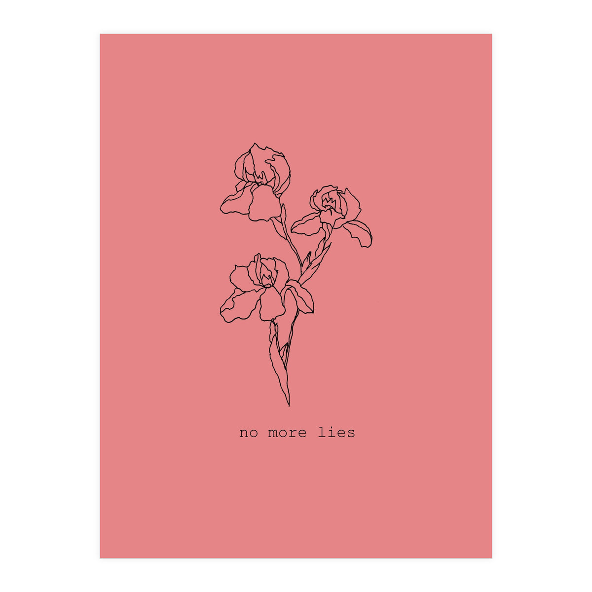 No more lies (Print Only)