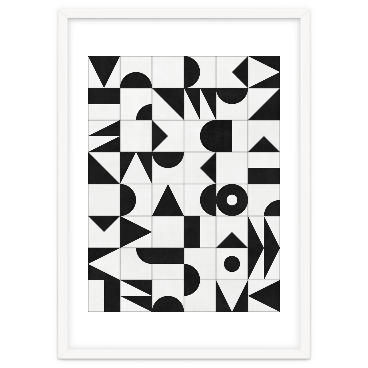 My Favorite Geometric Patterns No.10 - White
