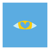 Heart Eye - BLUE (Print Only) thumbnail