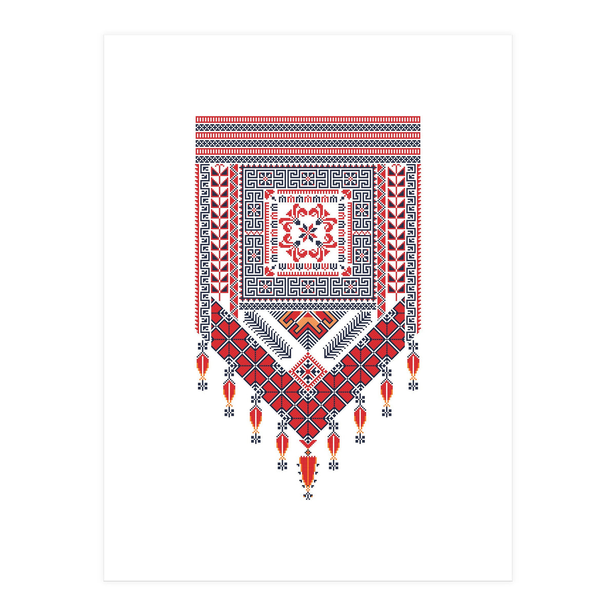 Tatreez Ornament 22 (Print Only)
