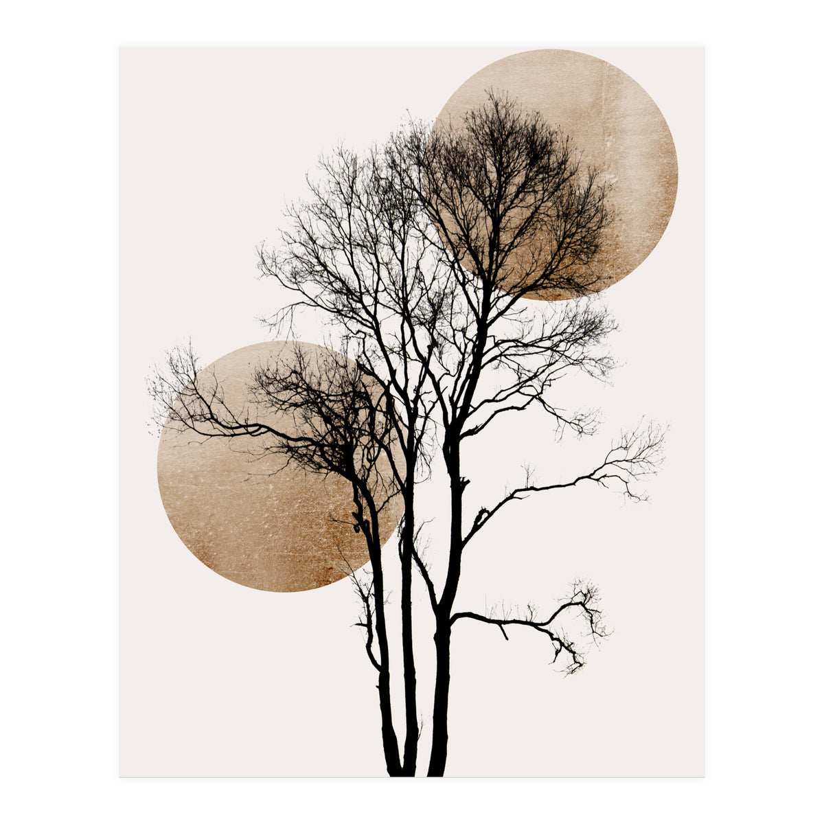 Sun And Moon Hiding Gold (Print Only)