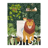 Lion in Laundry Room (Print Only) thumbnail