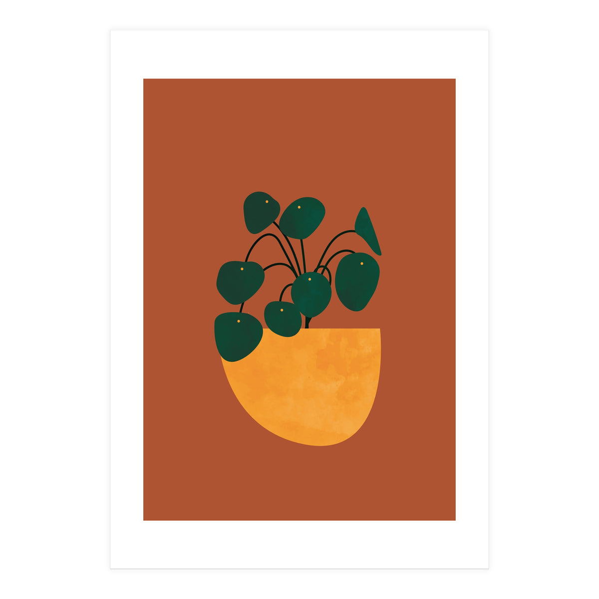 Boho Houseplant (Print Only)
