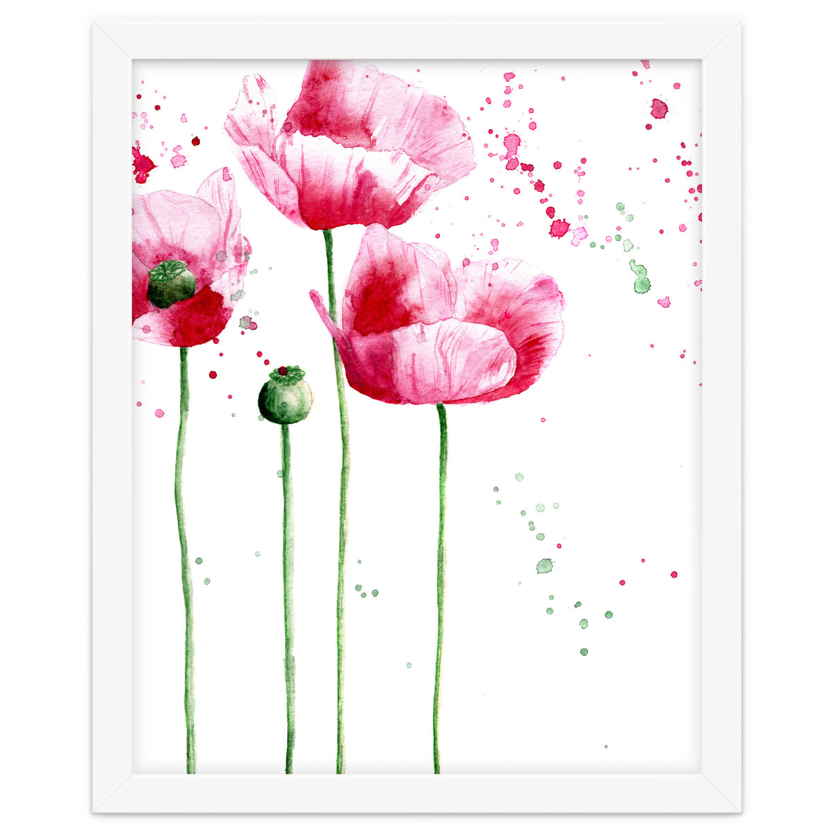 Poppies || watercolor