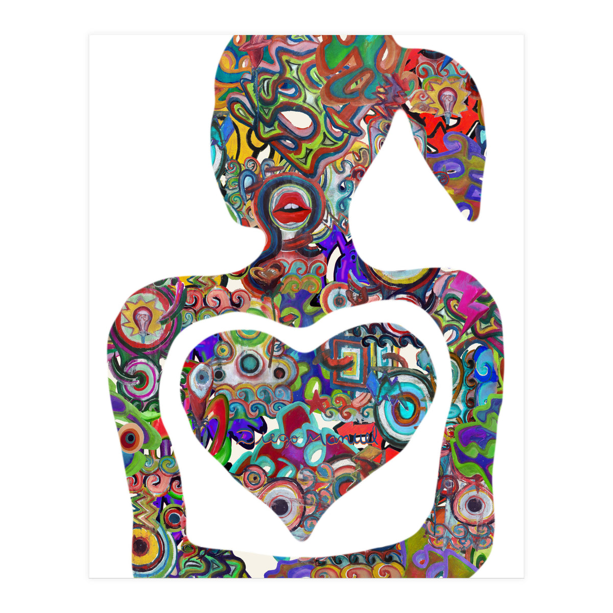 Mujer Digital 3 11  (Print Only)