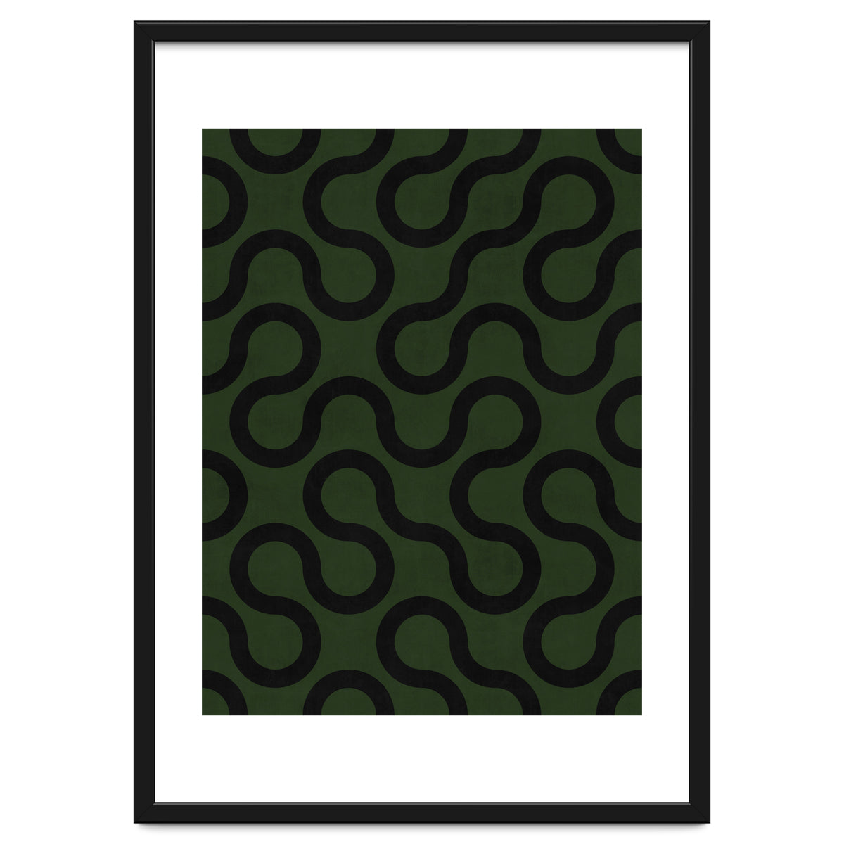 My Favorite Geometric Patterns No.33 - Deep Green