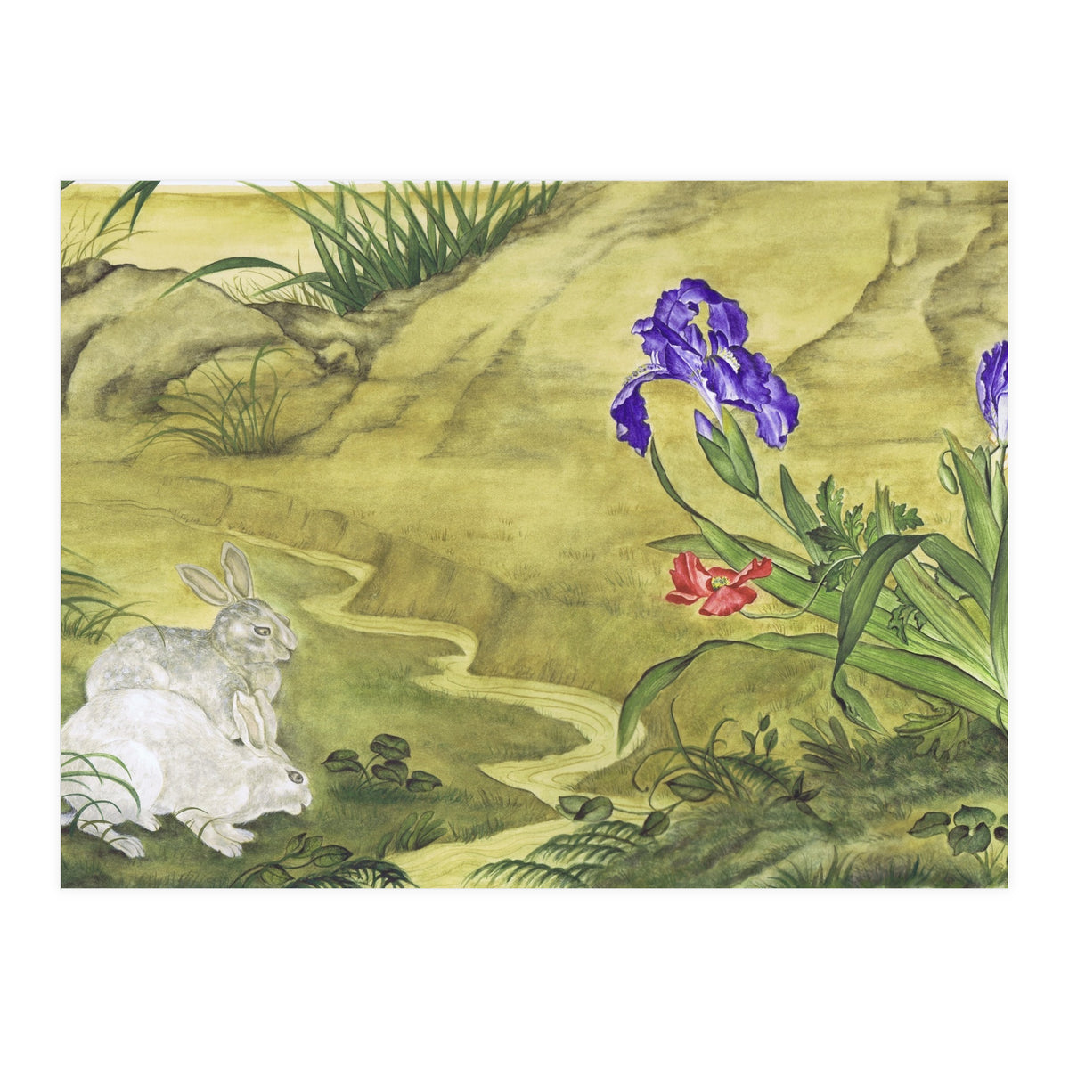 Rabbits, Iris & Poppy (Print Only)