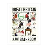 Great Britain in the Bath, Funny Bathroom Humour (Print Only) thumbnail