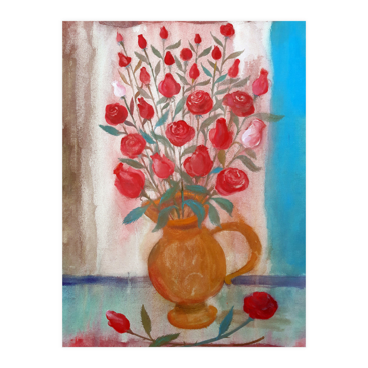 Rosas Rojas (Print Only)