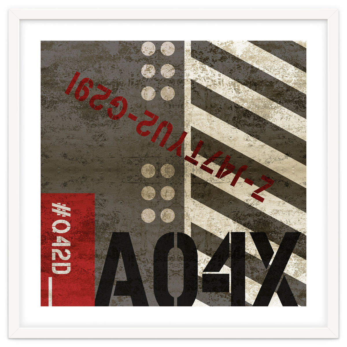 Abstract Industrial Grey Stripes