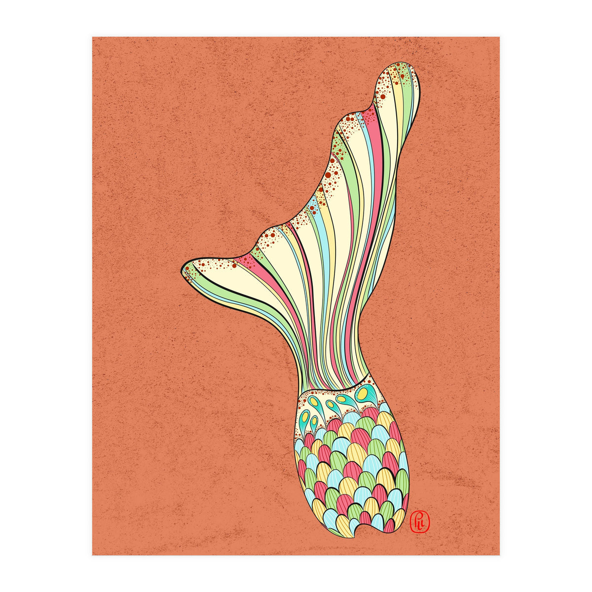 Pineapple Flower (Print Only)