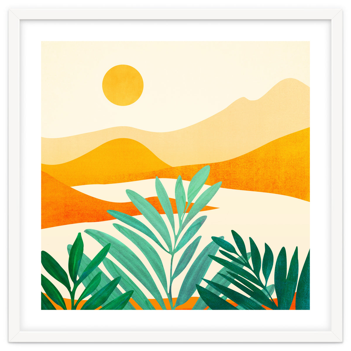 Golden Alpine Sunset