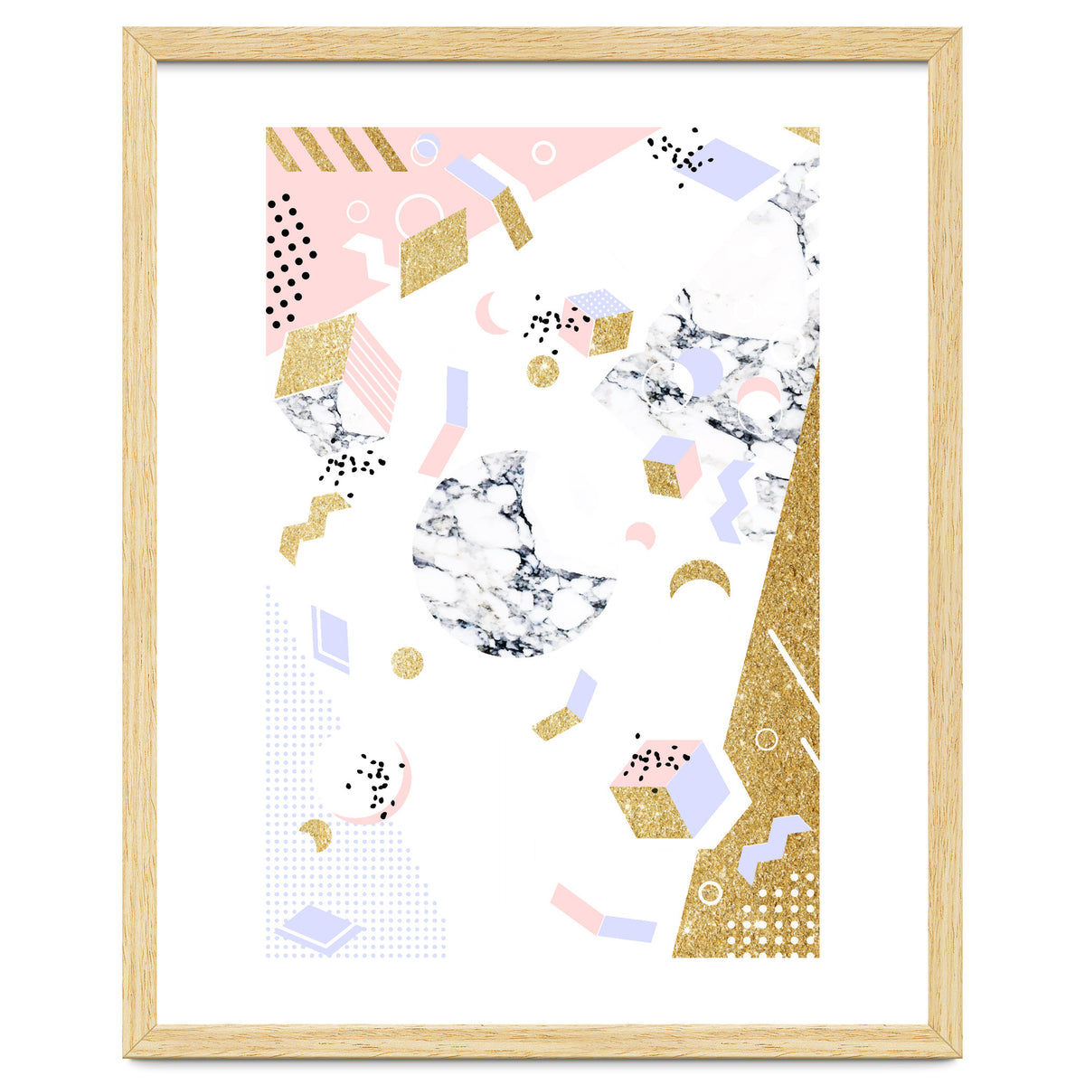 Marble Moon Abstraction