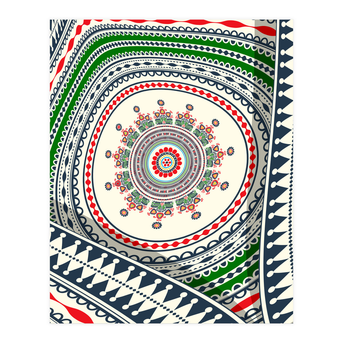 Romanian embroidery background 12 (Print Only)