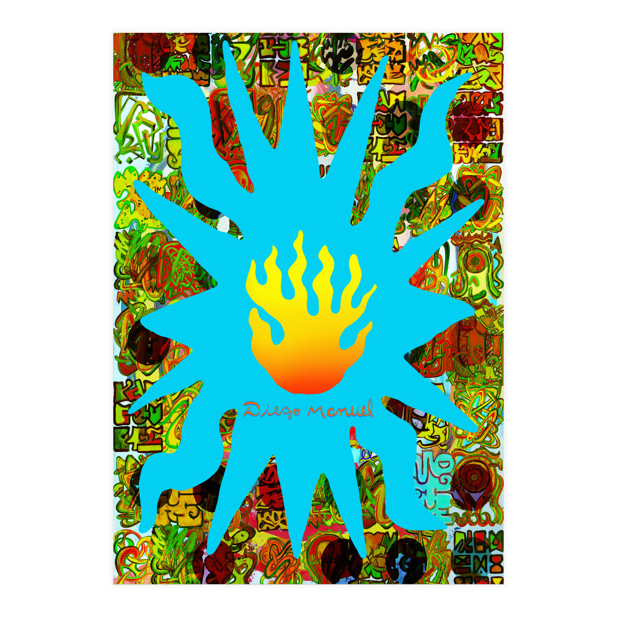 Fuego Y Graffiti 52 (Print Only)