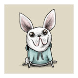 French Bulldog in a Hoodie (Print Only) thumbnail