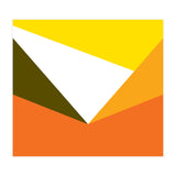 Geometric Shapes No. 58 - yellow & orange (Print Only) thumbnail