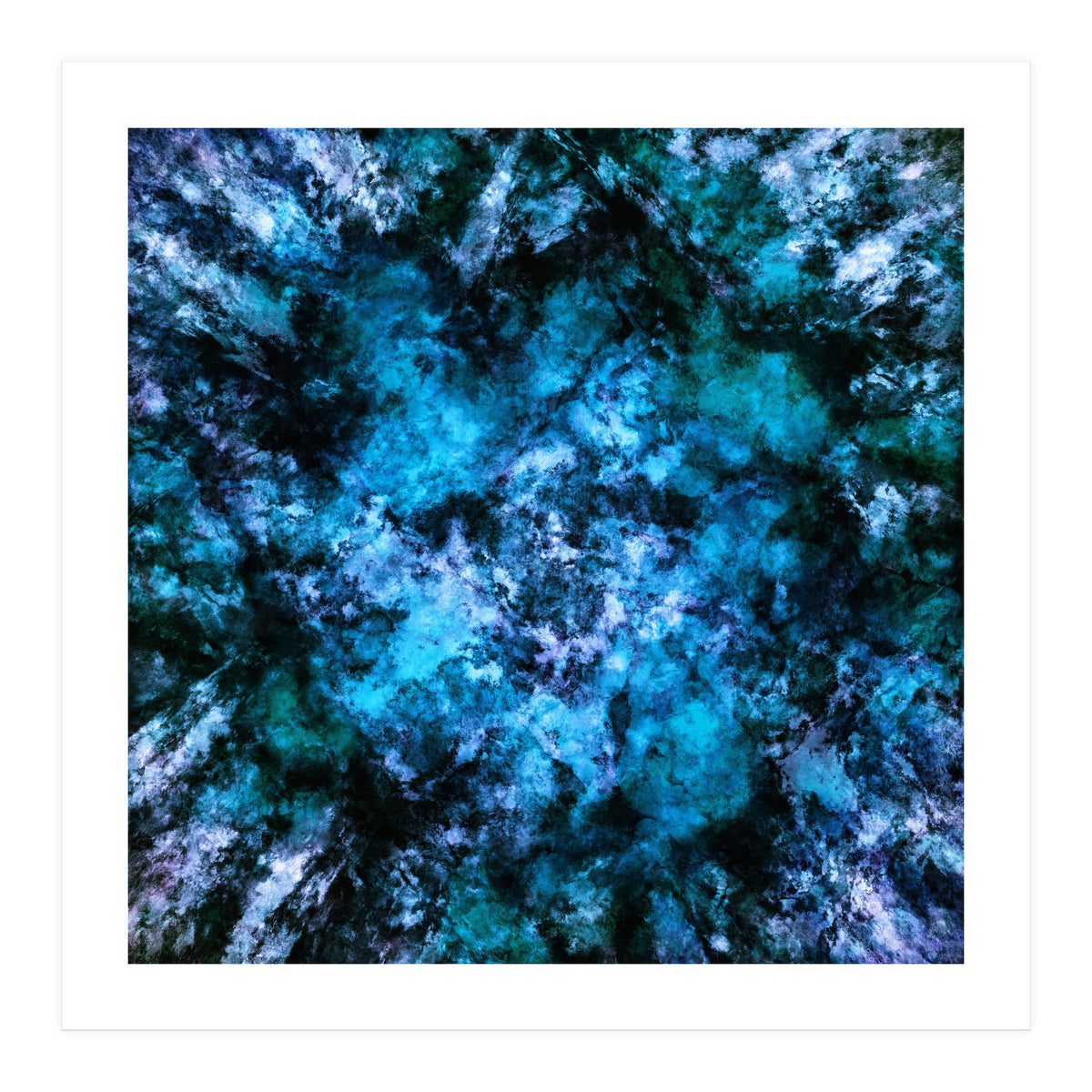 Blue Burst (Print Only)