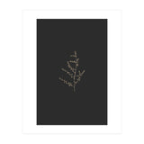 Dainty Botanicals in Gold and Black (Print Only) thumbnail