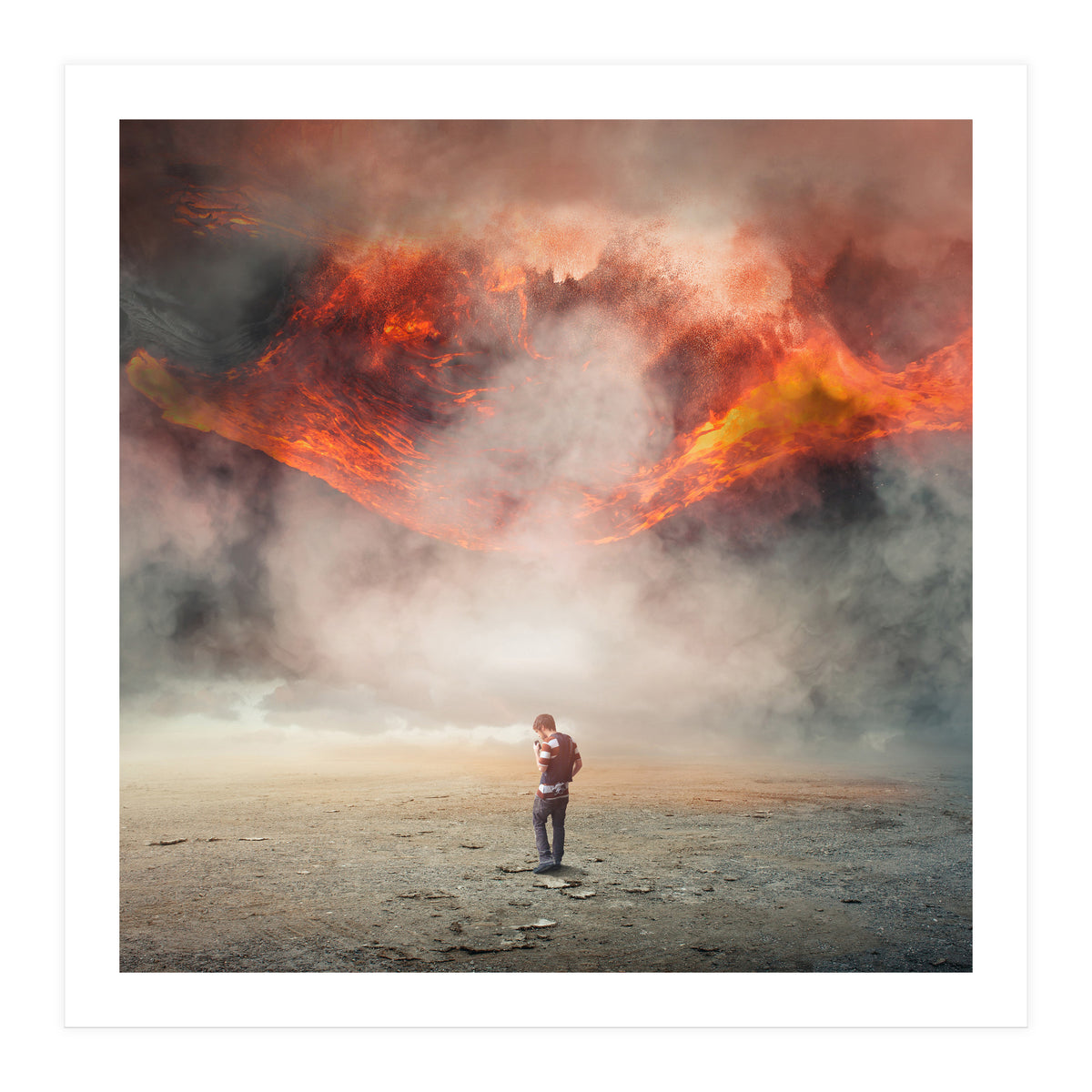 Last Cigarette Blow Up (Print Only)