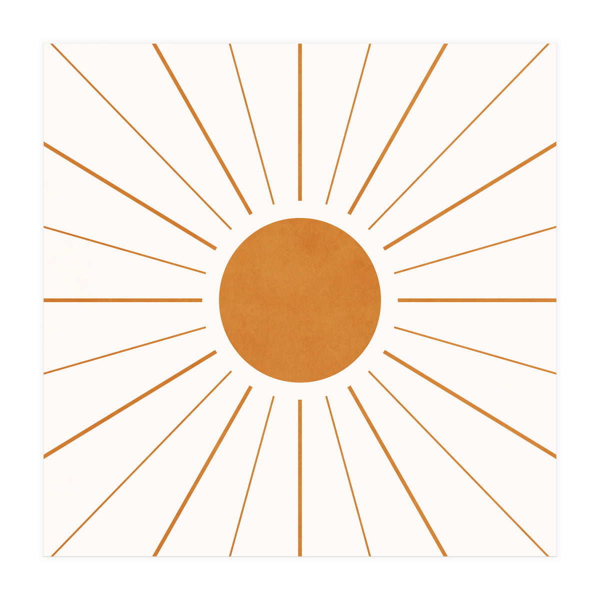 SUN IN LINES (Print Only)