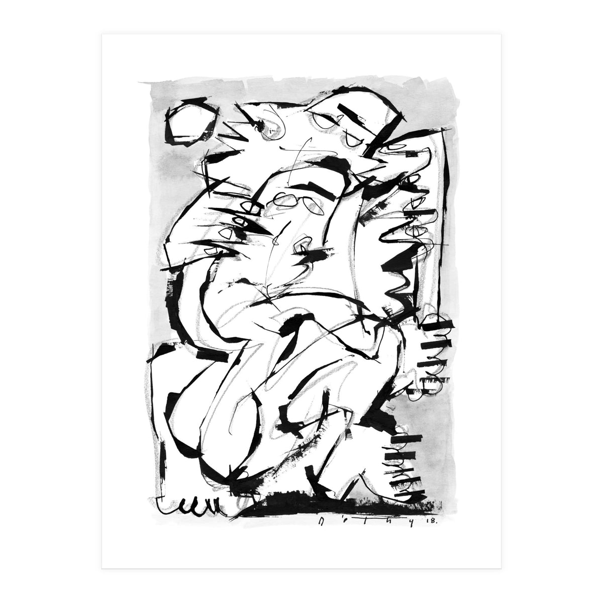 It's Okay - b&w (Print Only)