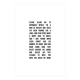 Sympathy For The Devil (Print Only) thumbnail