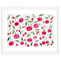 Pink cherry pattern