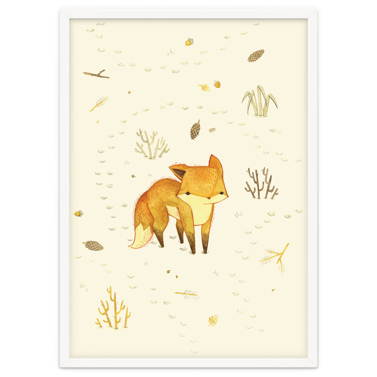 Lonely Winter Fox