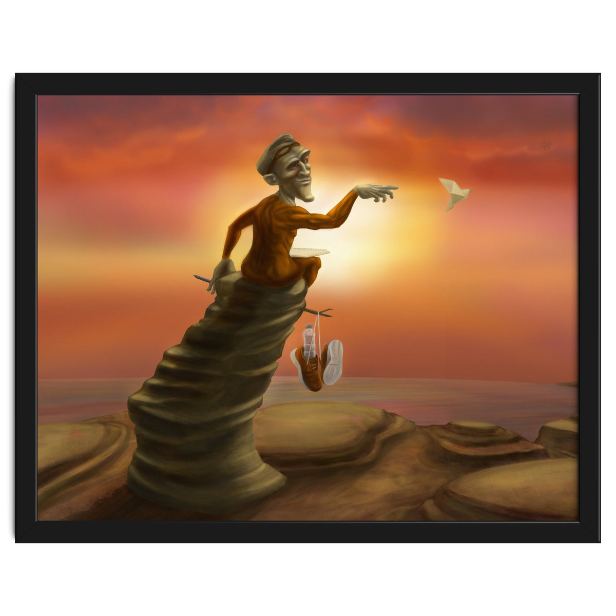 Superhero on a break