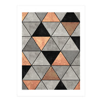 Concrete and Copper Triangles 2 (Print Only)